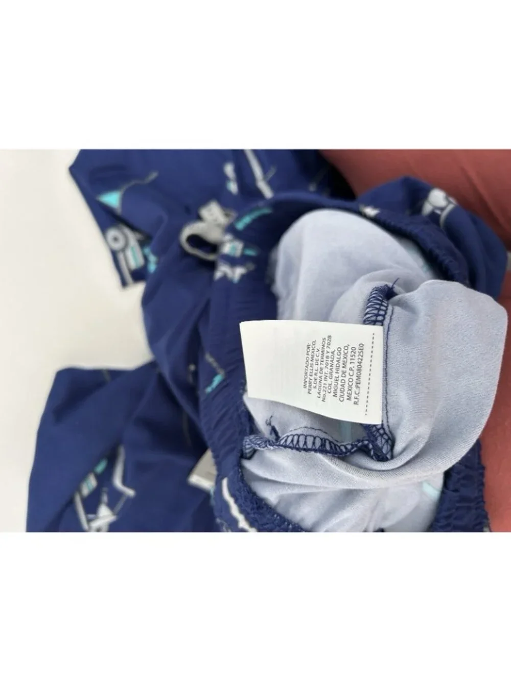 PGA Tour Blue Golf Cart Pajama Pants Lounge Casual Bottoms Mens Size Small New